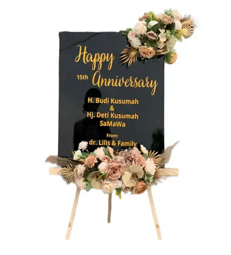 Papan Bunga Akrilik landsepan mojokerto