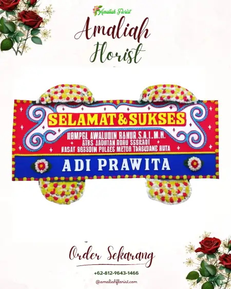 Papan Bunga Ucapan Selamat landsepan mojokerto