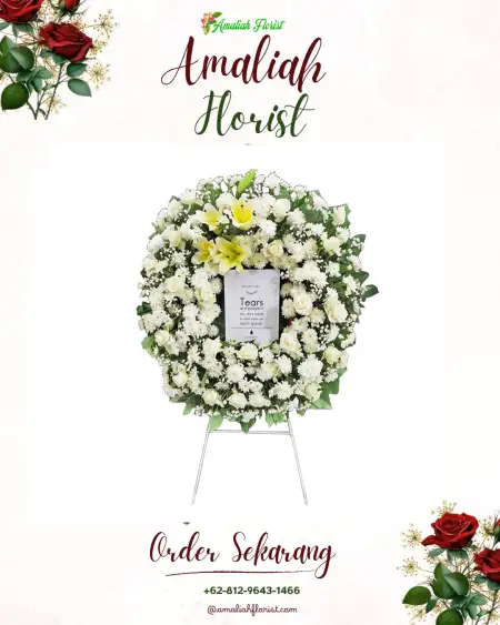 Krans Bunga Duka landsepan mojokerto